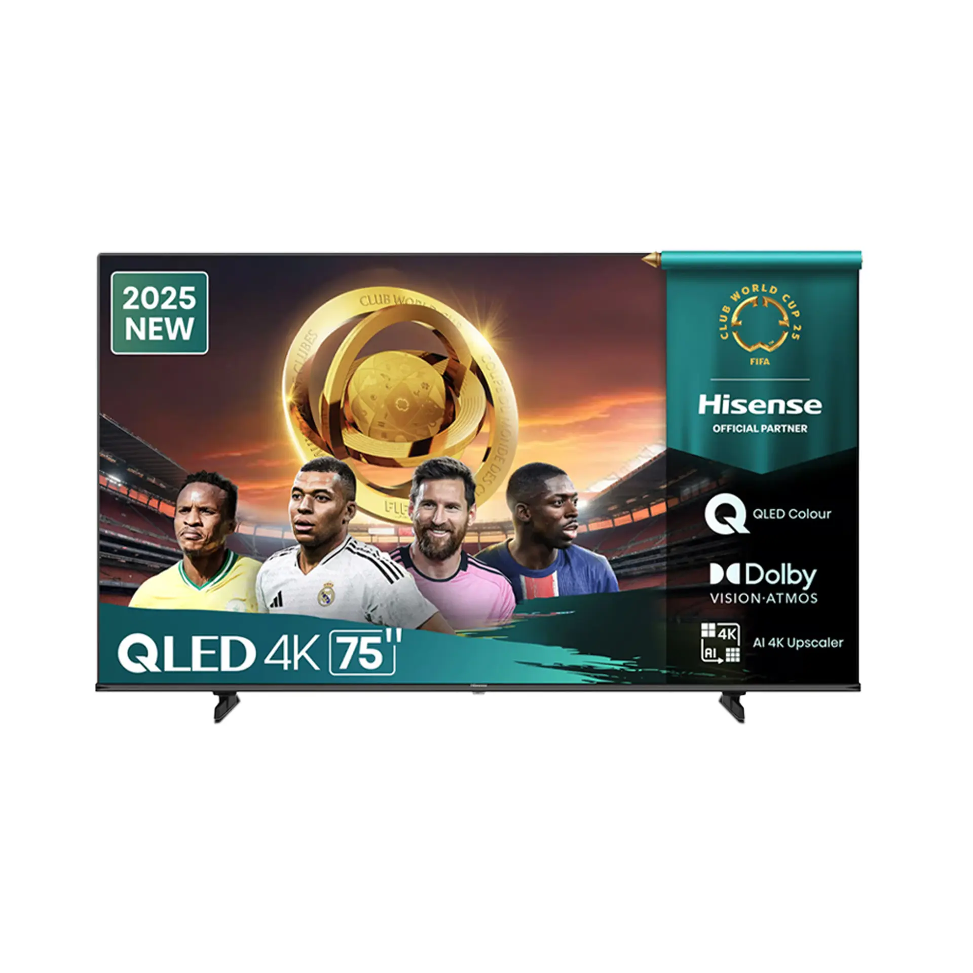 Hisense TV QLED 75 Inch Q6Q 4K Smart