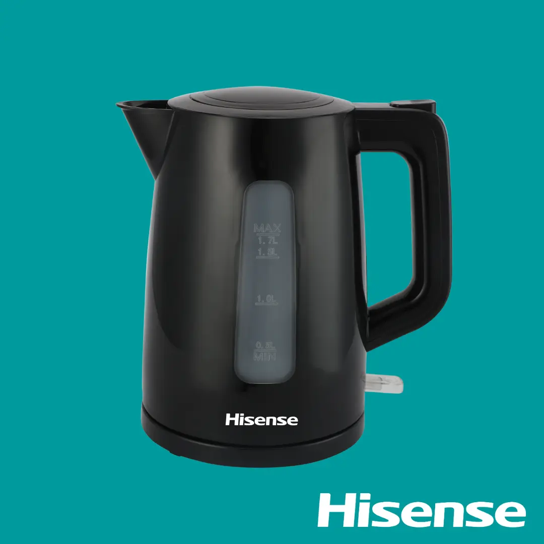 Hisense Kettle 1.7L Black 2200W (H17KBKS1)