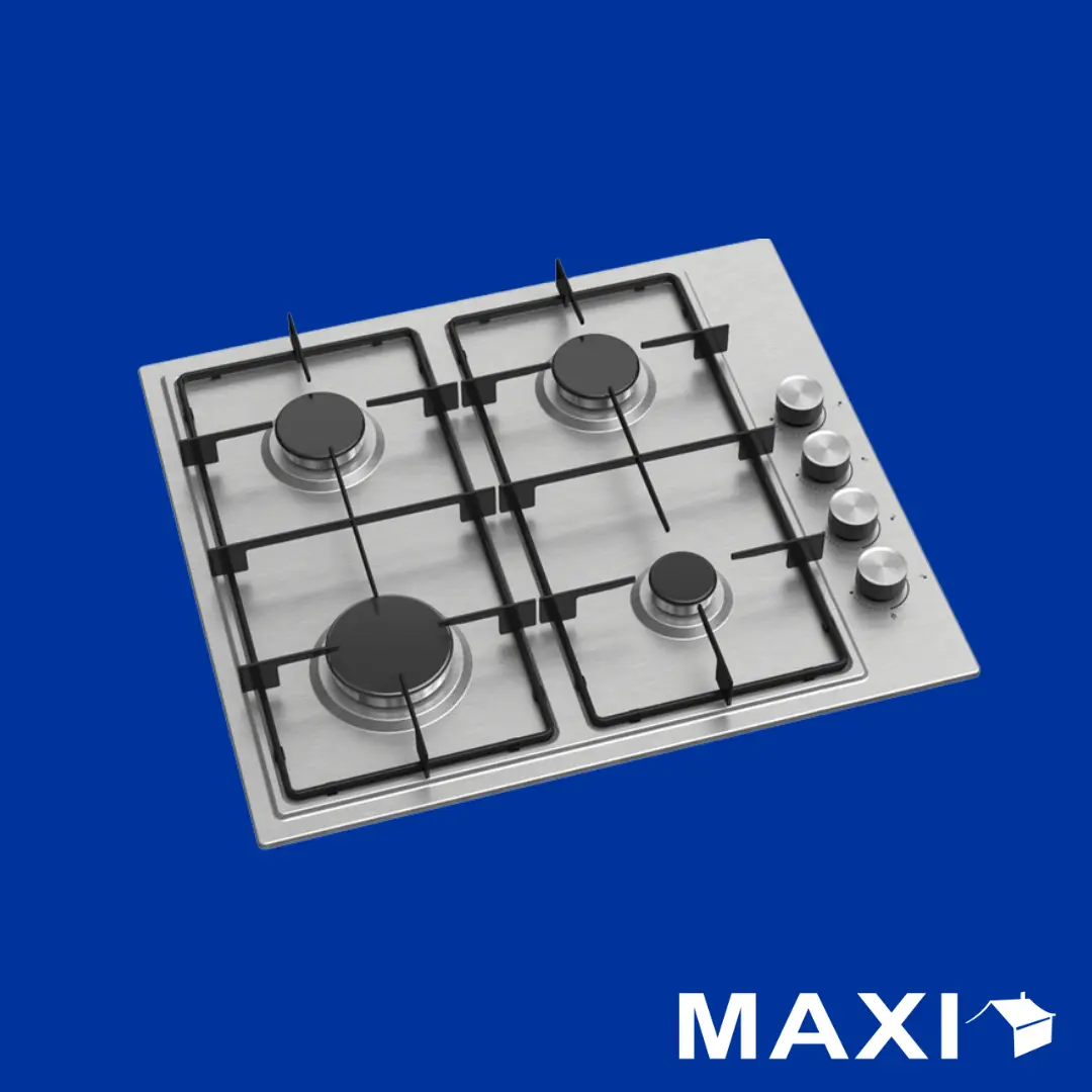 Maxi Tabletop Gas Cooker 4 Burners (DS201) Stainless Steel