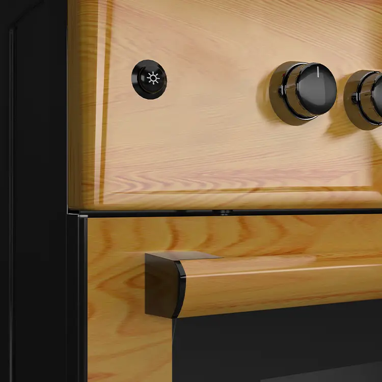 Maxi Gas Cooker 60x60 CM (3+1) Burners IGL Wood