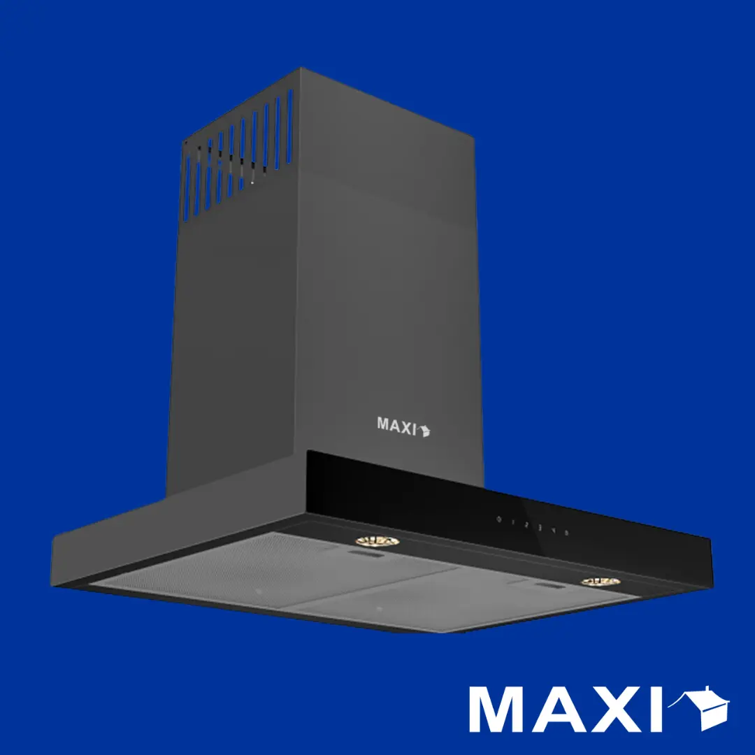 Maxi Hood 90cm T-Type (D011BL) Black Glass