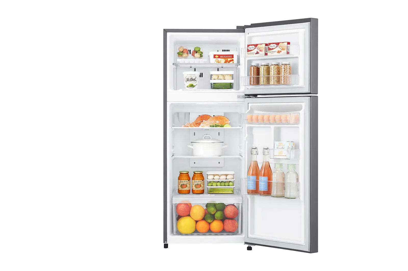 LG Top Freezer Refrigerator 205L (GR-B202SQBB)