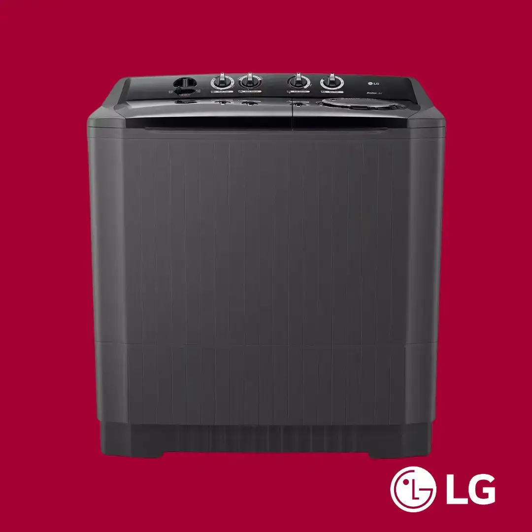 LG Top Load Twin Tub 7KG (P861RONT) Washing Machine