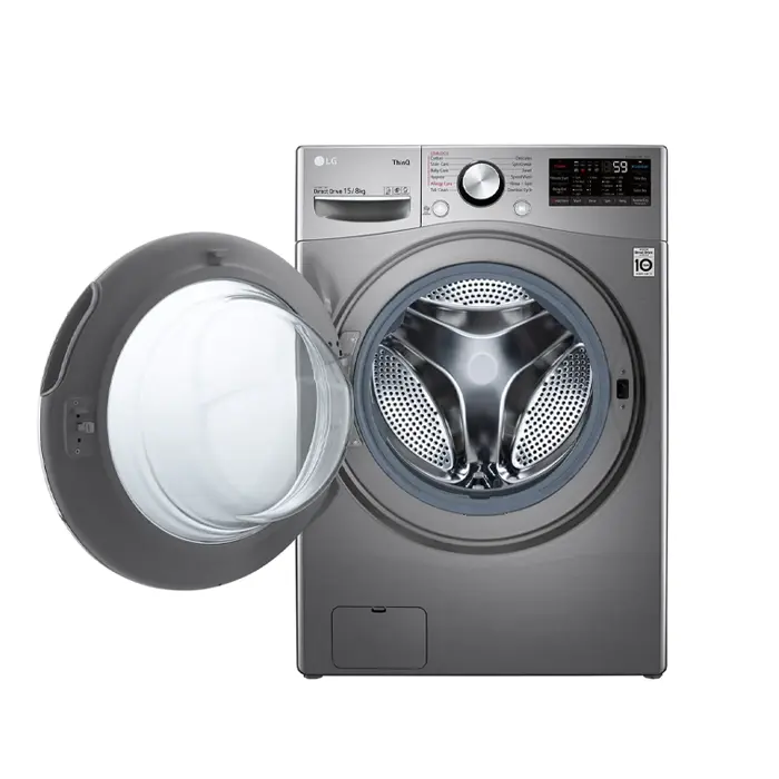 LG Front Load Wash & Dry 15/8KG (F0L9DGP2S) Washing Machine