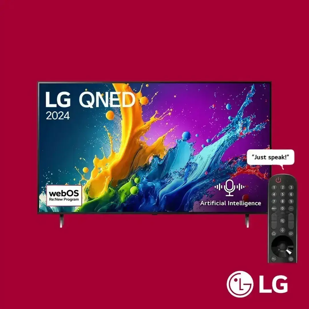 LG TV QNED 86 Inch QNED80T6B 4K Smart TV AI Magic Remote webOS24