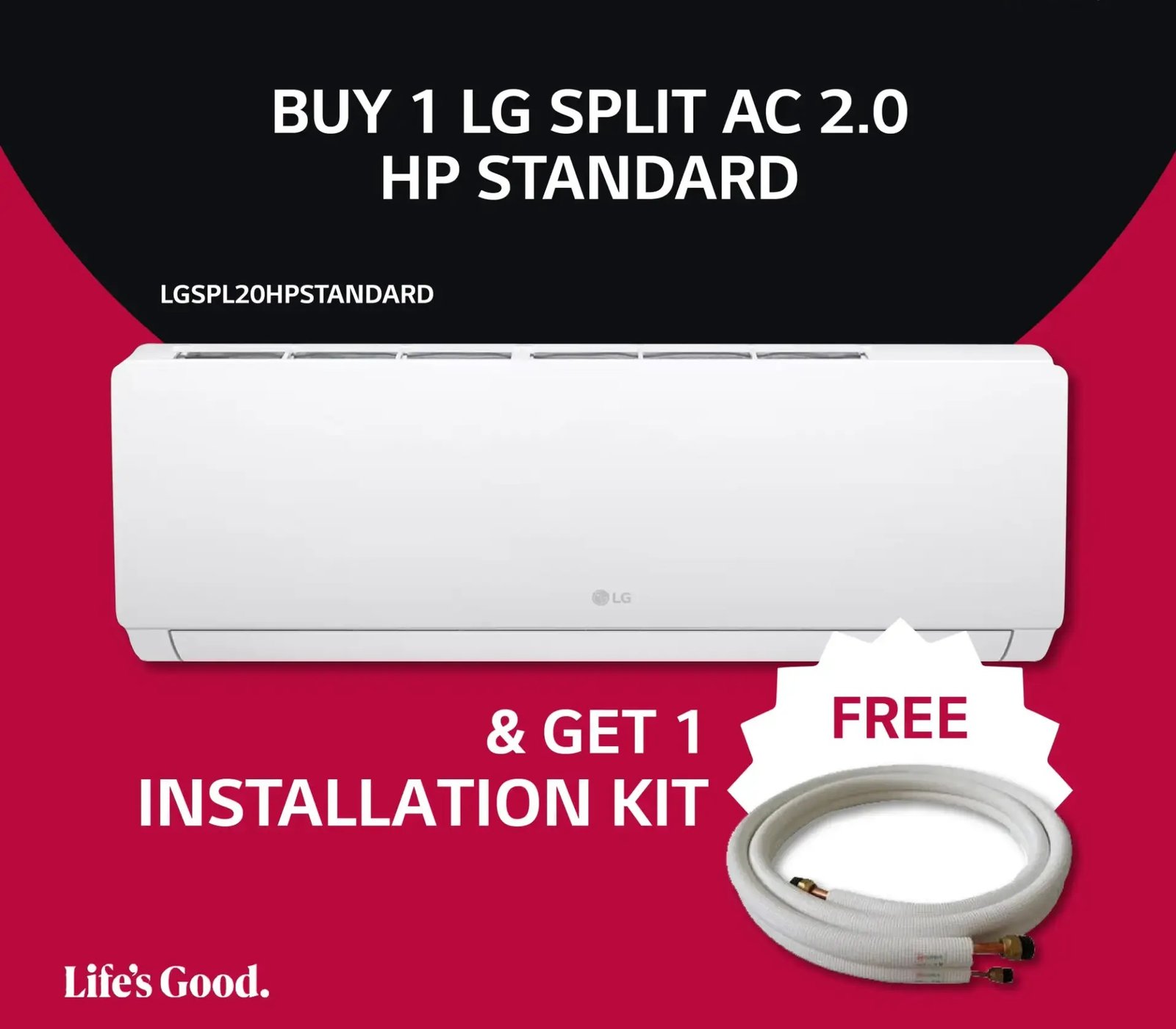 LG Split AC 2.0 HP Standard